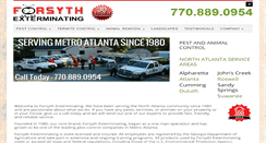 Desktop Screenshot of forsythexterminating.com